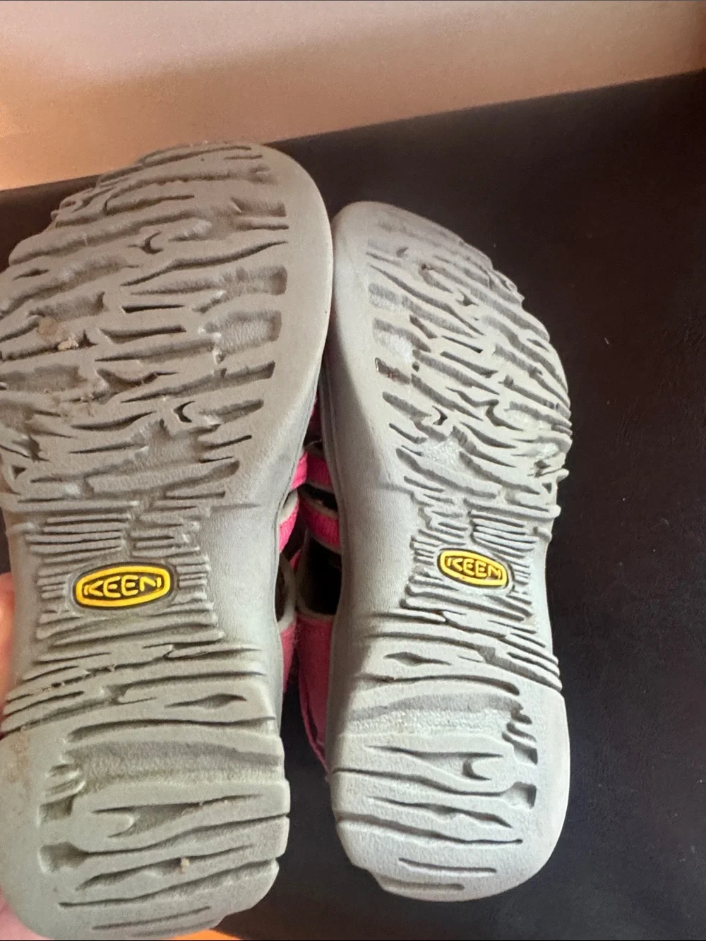 Keen Kids Pink and Gray Outdoor Sandal